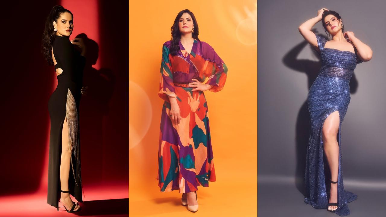 Birthday girl Zareen Khan’s stunning gown looks