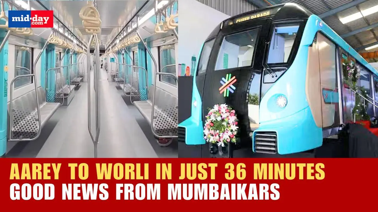 All about Mumbai Metro Aqua Line 3 - Aarey to Worli Naka