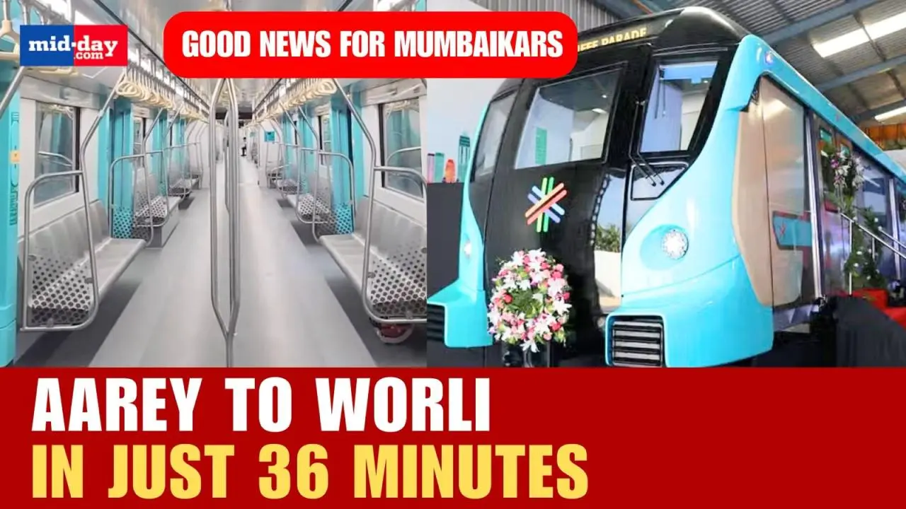 Big relief for Mumbaikars! Mumbai Metro 3 - Aarey to Worli Naka begins
