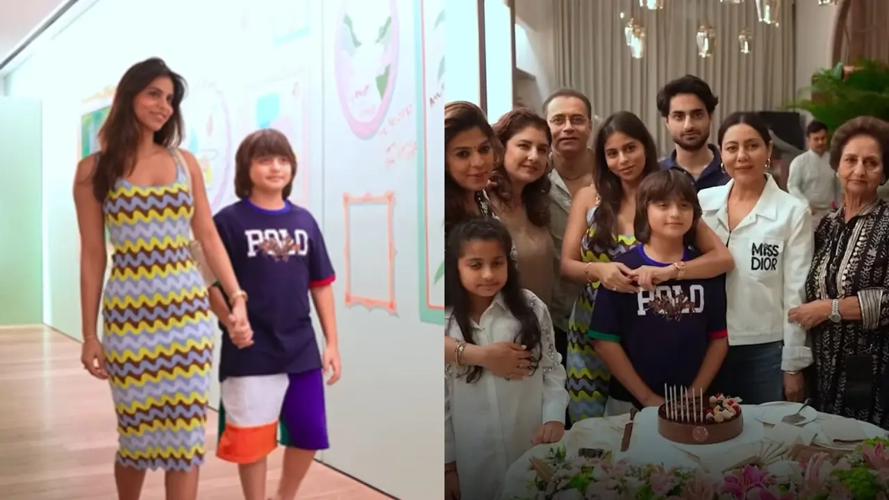 Inside AbRam Khan's 12th birthday with mom Gauri and sister Suhana, watch