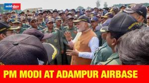 PM Modi visits Adampur airbase, uplifts morale of IAF personnel