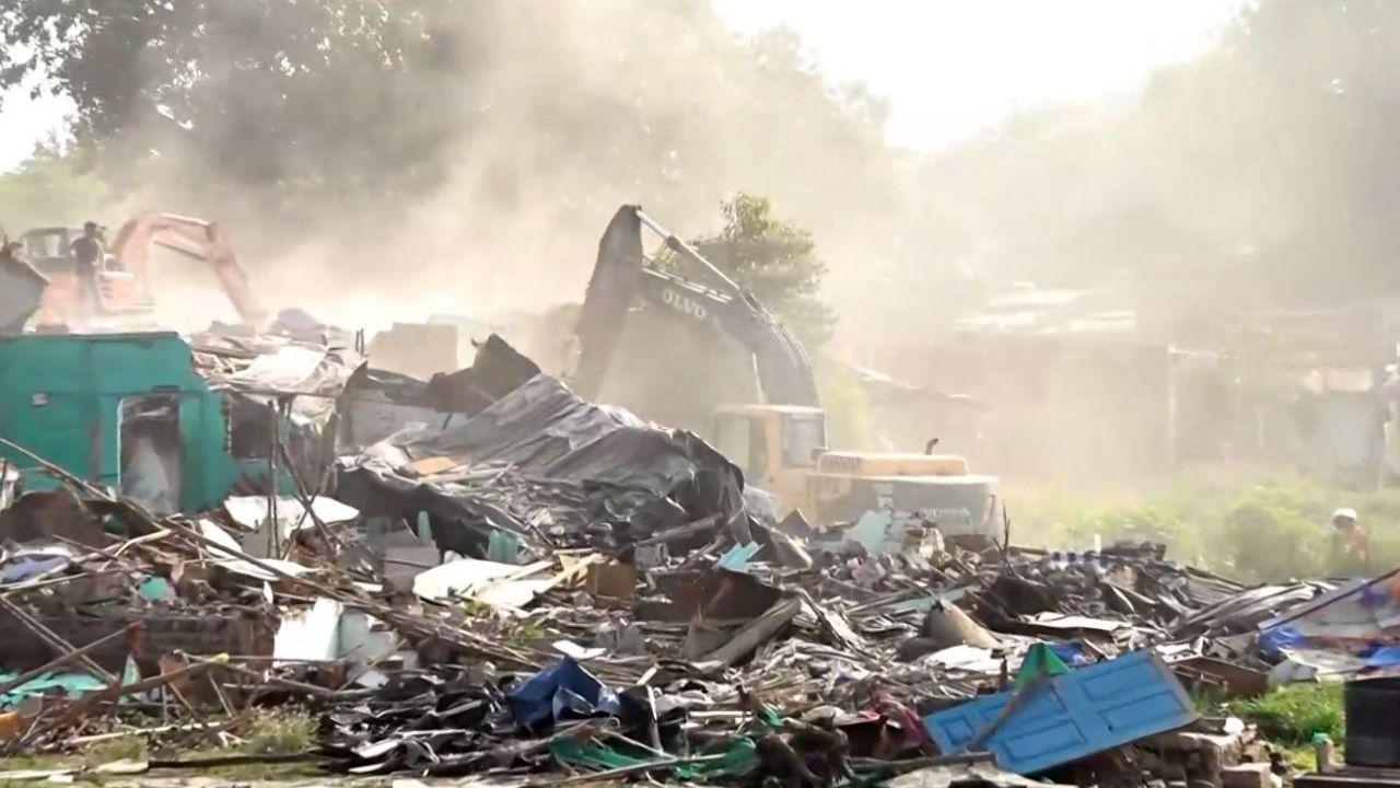Gujarat Home Minister Harsh Sanghavi stated that the state government and police are committed to taking strict action against individuals who occupy government land and engage in criminal activities