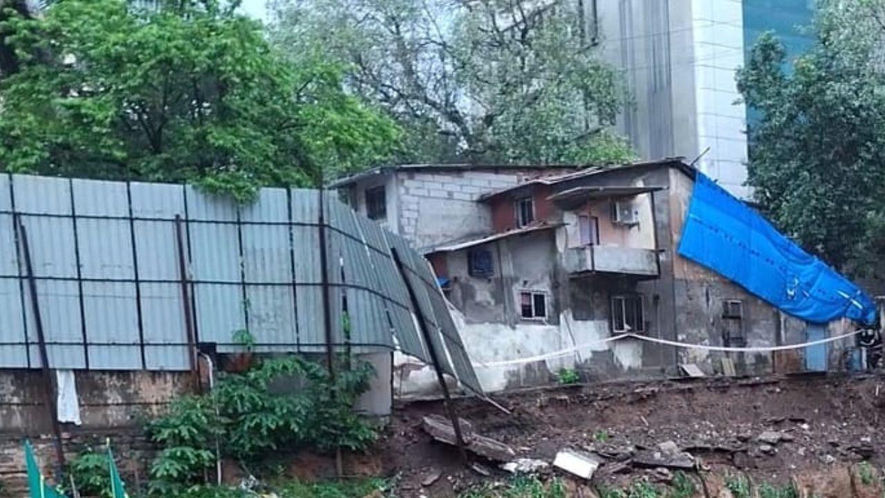 “The builder was supposed to maintain at least a 2-metre distance from the adjoining chawl and the building compound wall, but that was not done,” claimed Khan