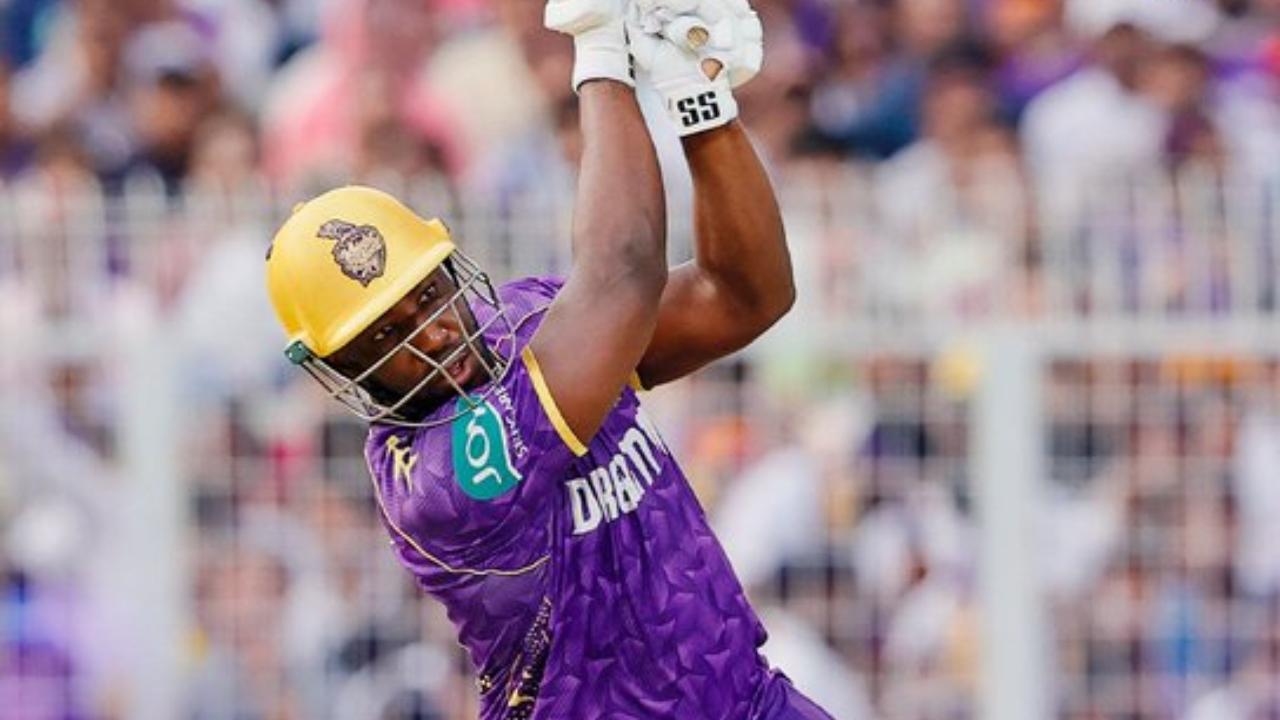 KKR vs RR: Andre Russell's unbeaten knock helps Kolkata cruise to 206 runs
