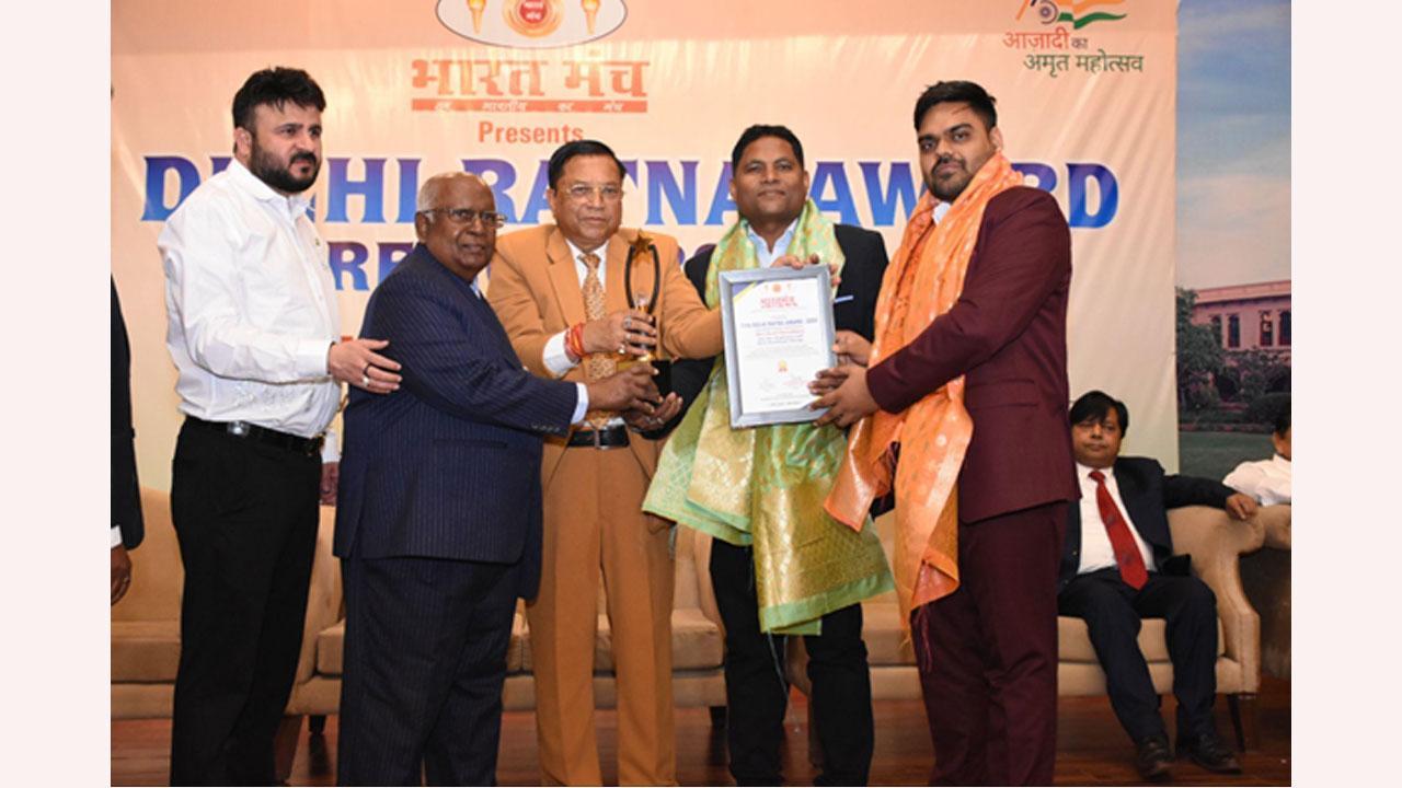 Sunil Choudhary of SkyDec Engineers Honoured with Prestigious Delhi Ratna Award 2025