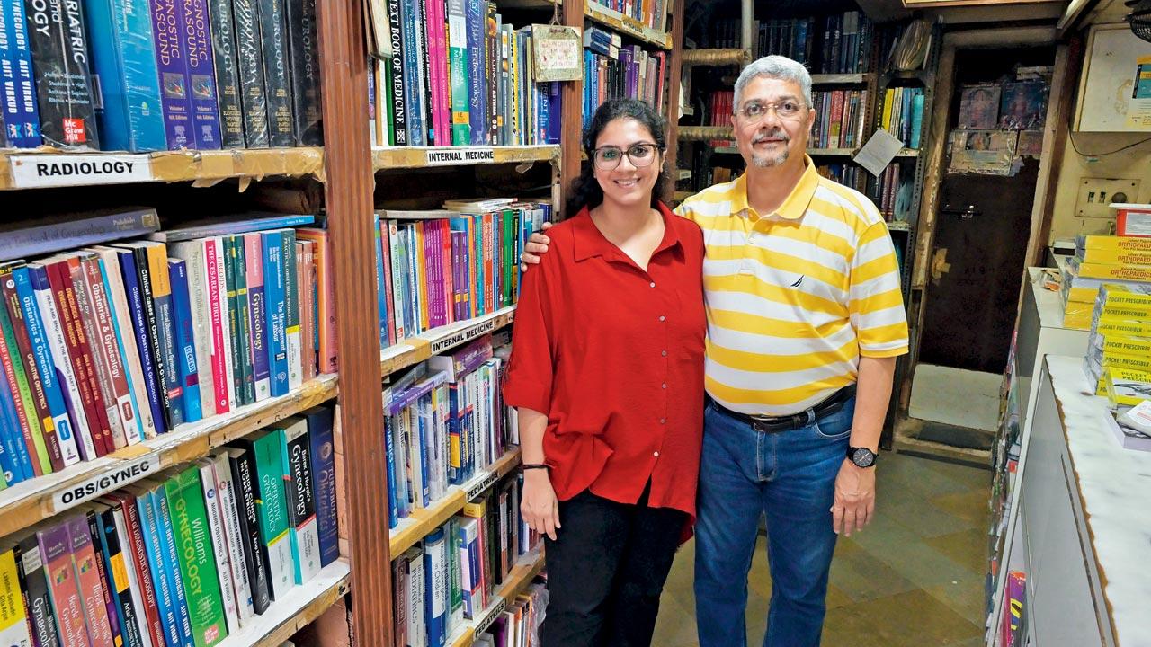 The father-daughter duo at the 70-year-old bookshop