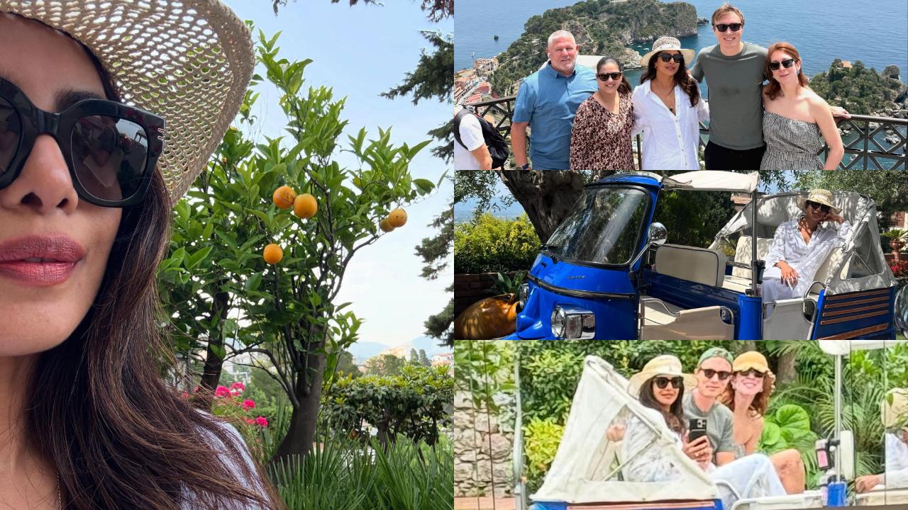 Later, Priyanka set aside her brand ambassador role and embraced her inner tourist for a day out in Taormina, Sicily. Like a true traveler, she shared photos ranging from a half-eaten pizza to stunning scenic views. Accompanied by Khushboo Bajpai and close associate James G Boulter, she captioned the post, 'Taormina through my eyes (heart eyes emoji)'