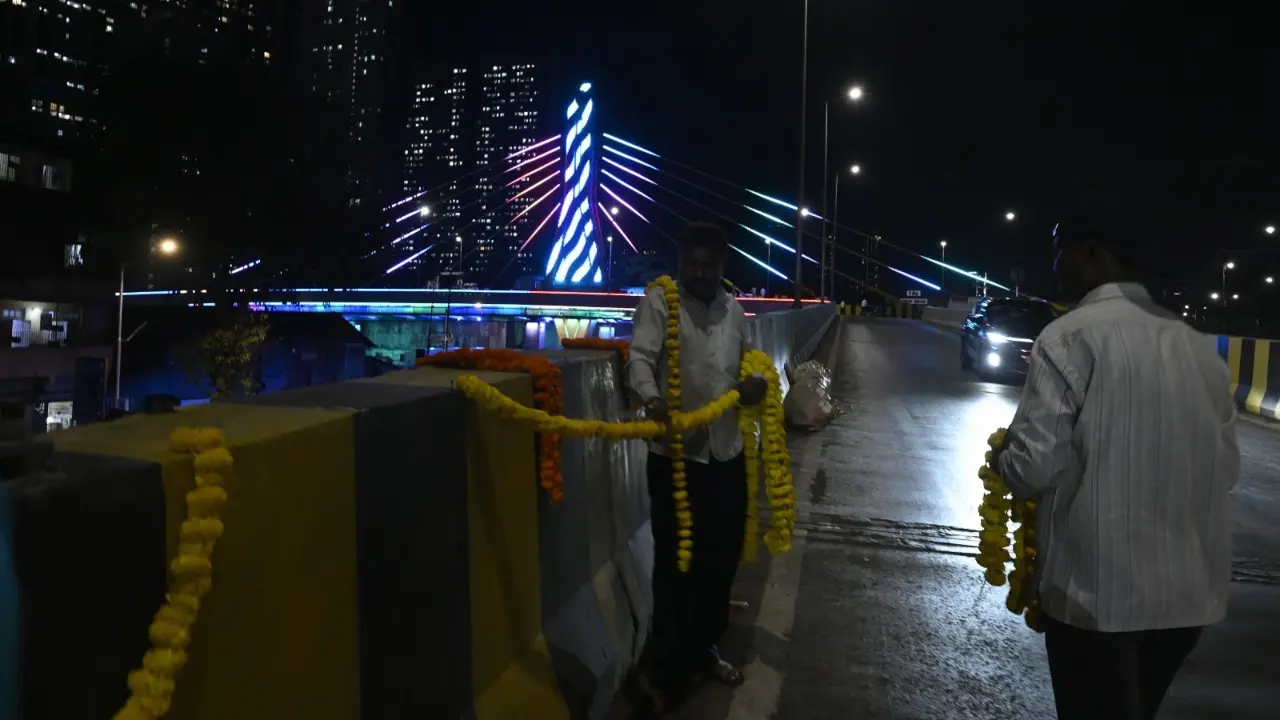 “The construction work of this cable-stayed bridge was started on Valentine’s Day 2022 and has been completed within two years. The new bridge is part of a city-wide project to upgrade old bridges. Century-old British-era bridges have been taken up for reconstruction by the Maharashtra Rail Infrastructure Development Corporation (MRIDC), or Maharail, under an agreement with the BMC and railways, as their life span has almost come to an end,” an official said
