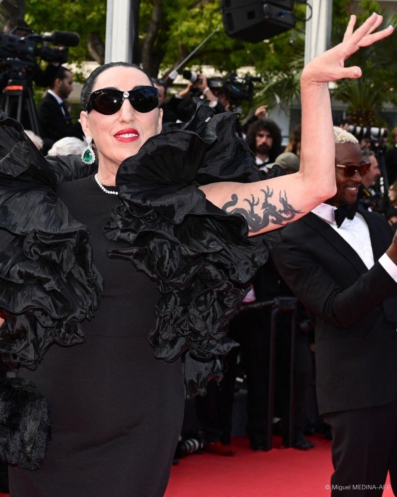 Spanish actress Rossy De Palma arrives for the Closing Ceremony at the 78th edition of the Cannes Film Festival