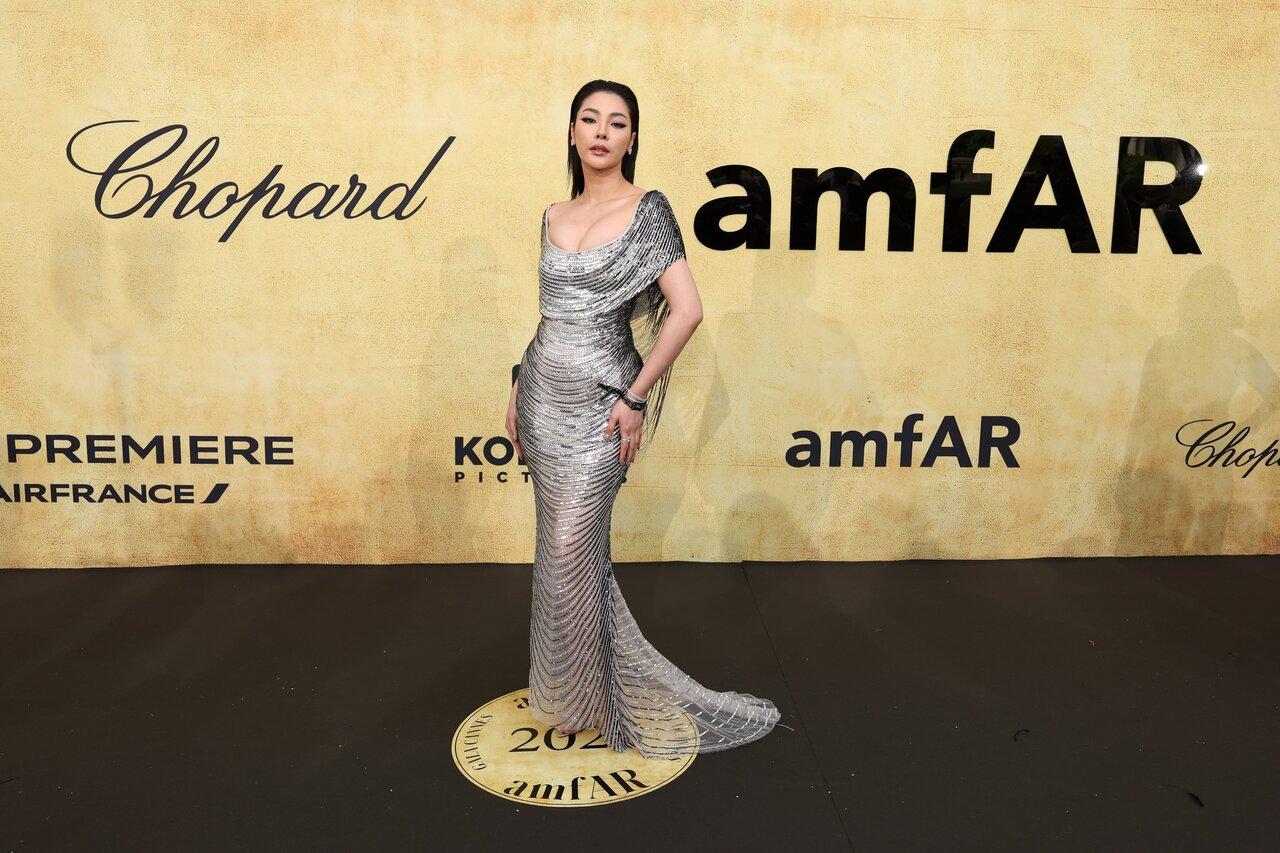 Thai actress and singer Faye Peraya attended the annual American Foundation for AIDS Research amfAR Gala Cannes 2025 at the Hotel du Cap-Eden-Roc in Cap d'Antibes, southern France 