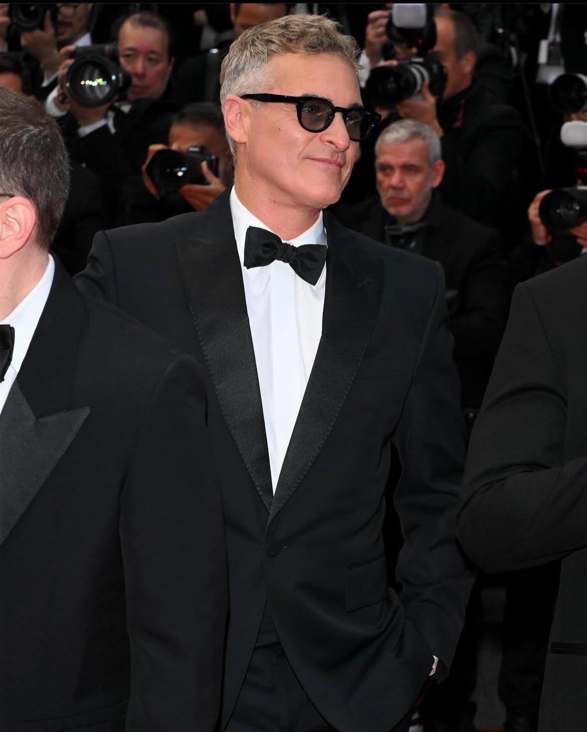 Joaquin Phoenix attended Day 4 for his film Eddington. The movie reportedly received a 7-minute standing ovation, moving the 50-year-old Oscar winner to tears