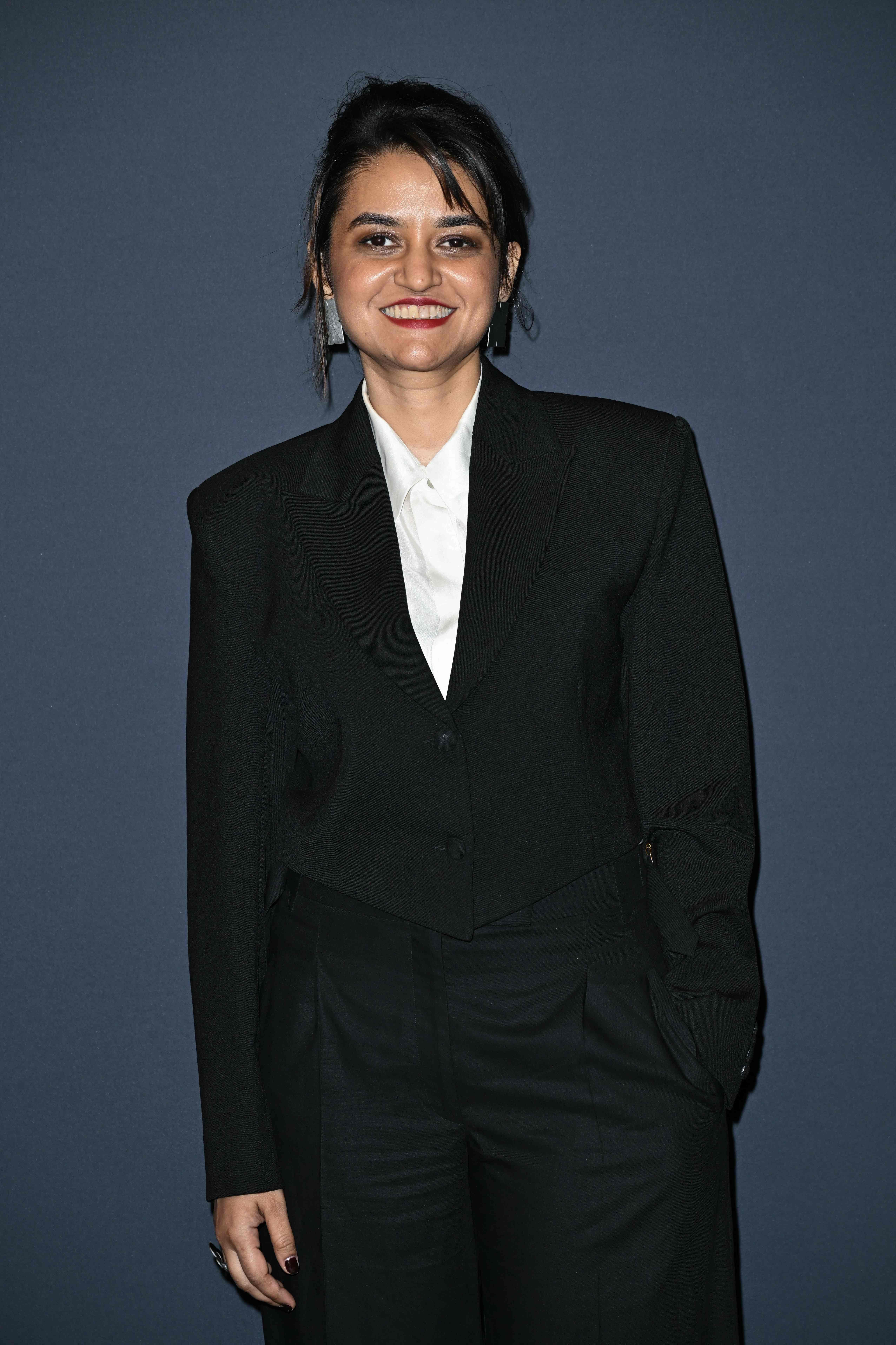 Indian filmmaker and jury member of the 78th Cannes Film Festival, Payal Kapadia, poses at the photocall ahead of the 2025 Kering Women in Motion Awards and the Cannes Film Festival Presidential Dinner, held on the sidelines of the 78th edition of the festival in Cannes, southern France, on May 18, 2025