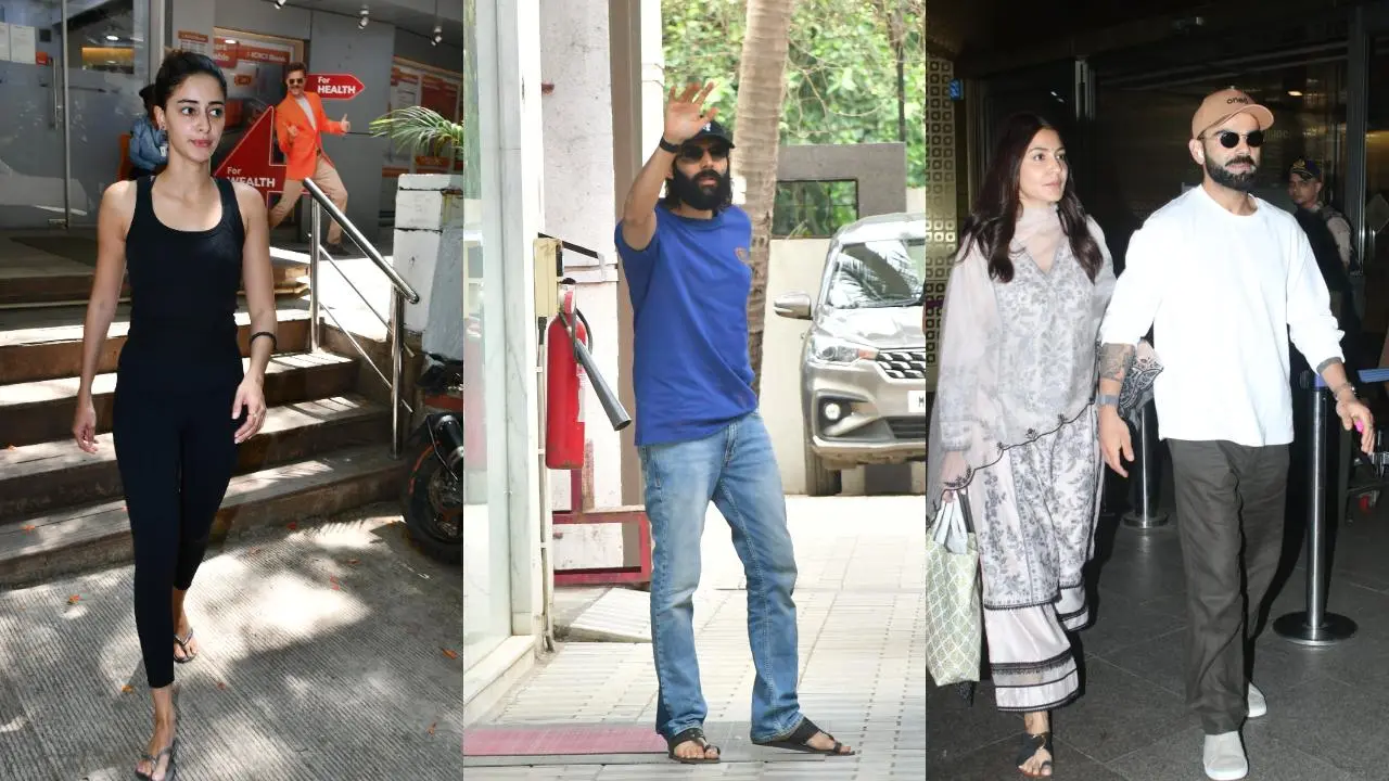 Spotted in the city: Ananya Panday, Kartik Aaryan, Anushka Sharma and others
