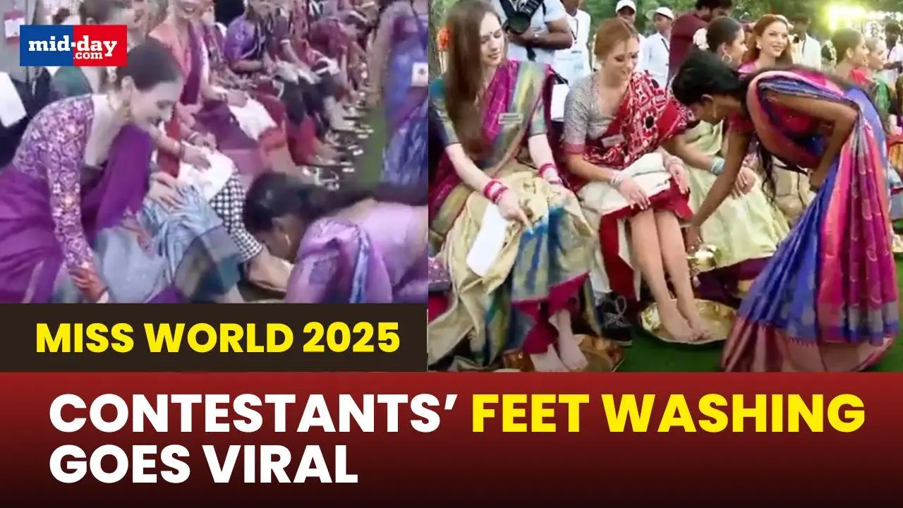 Miss World 2025 Controversy: Video of women washing feet of contestant go viral