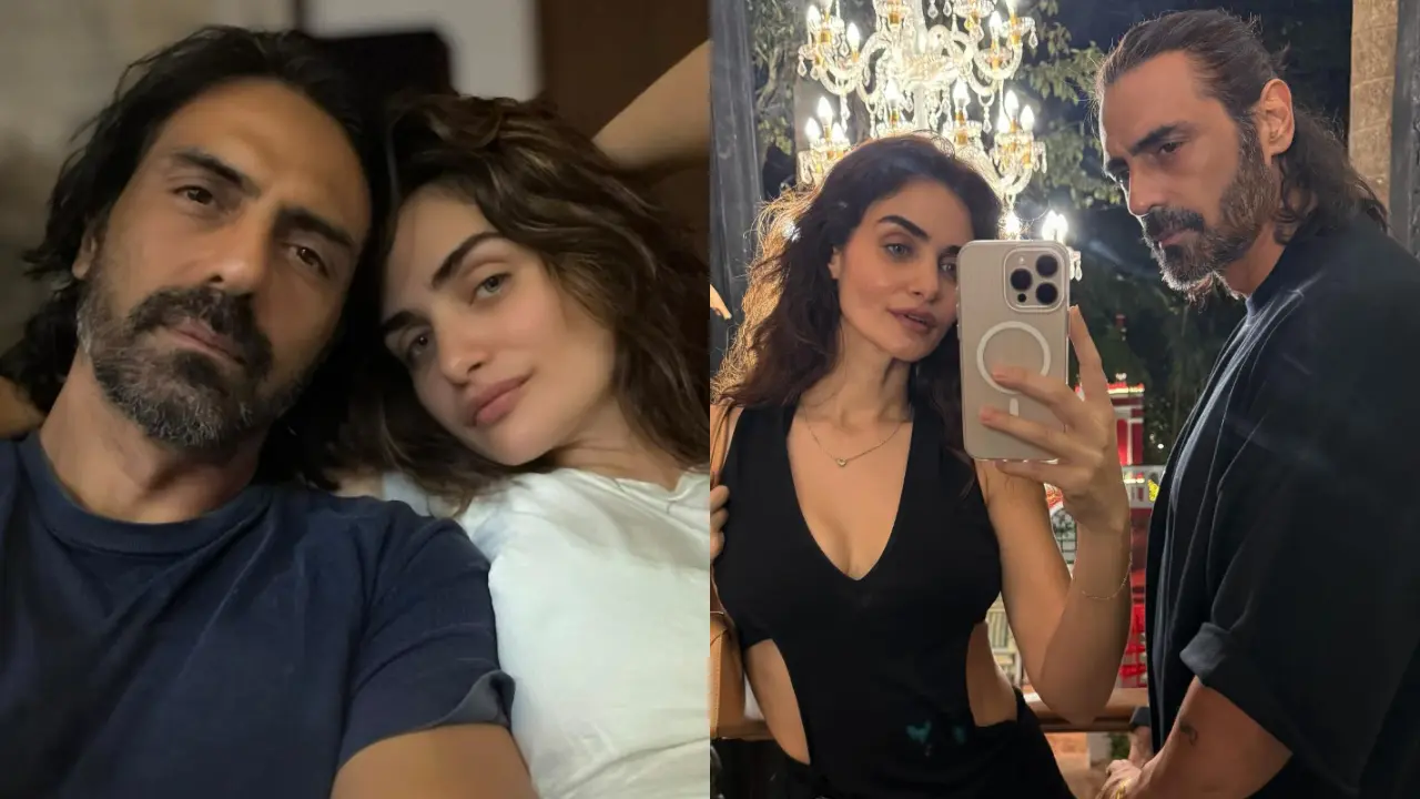 Arjun Rampal beams with pride as Gabriella Demetriades’ fashion dream turns real