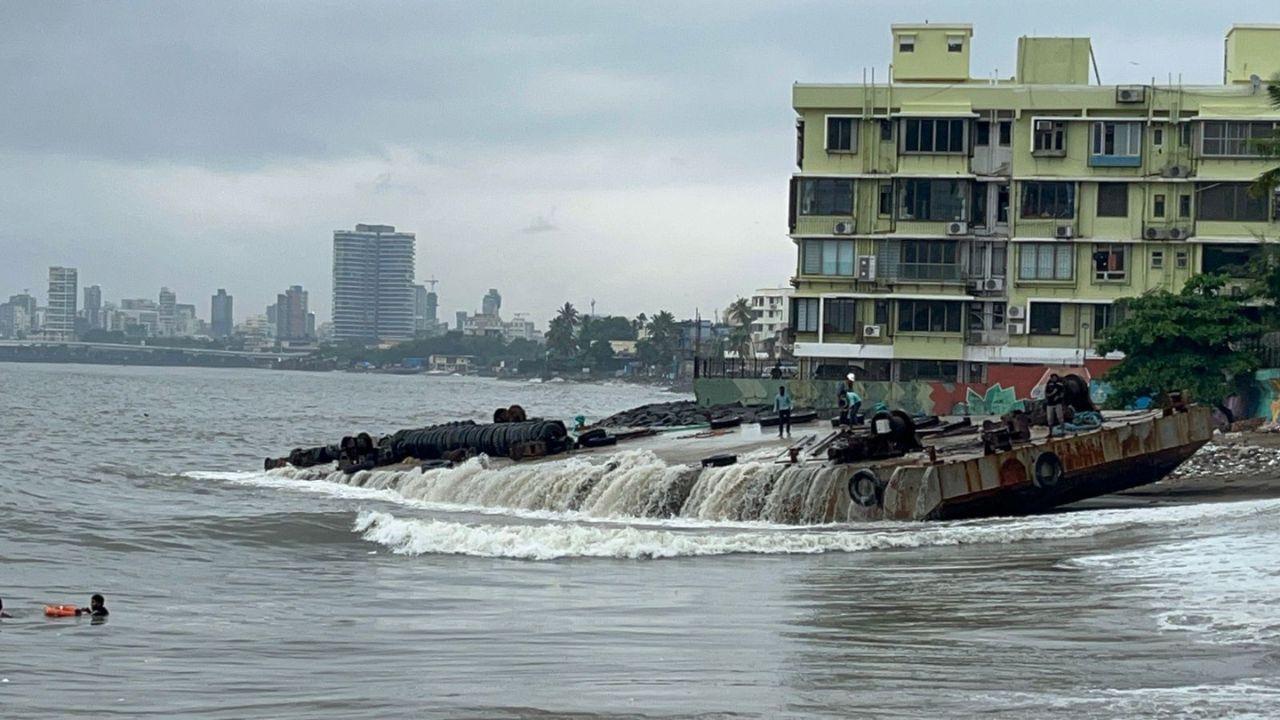 The Mumbai Police and the Brihanmumbai Municipal Corporation (BMC) issued advisories warning people against venturing near the water during high tide, emphasising safety precautions, especially as the monsoon progresses