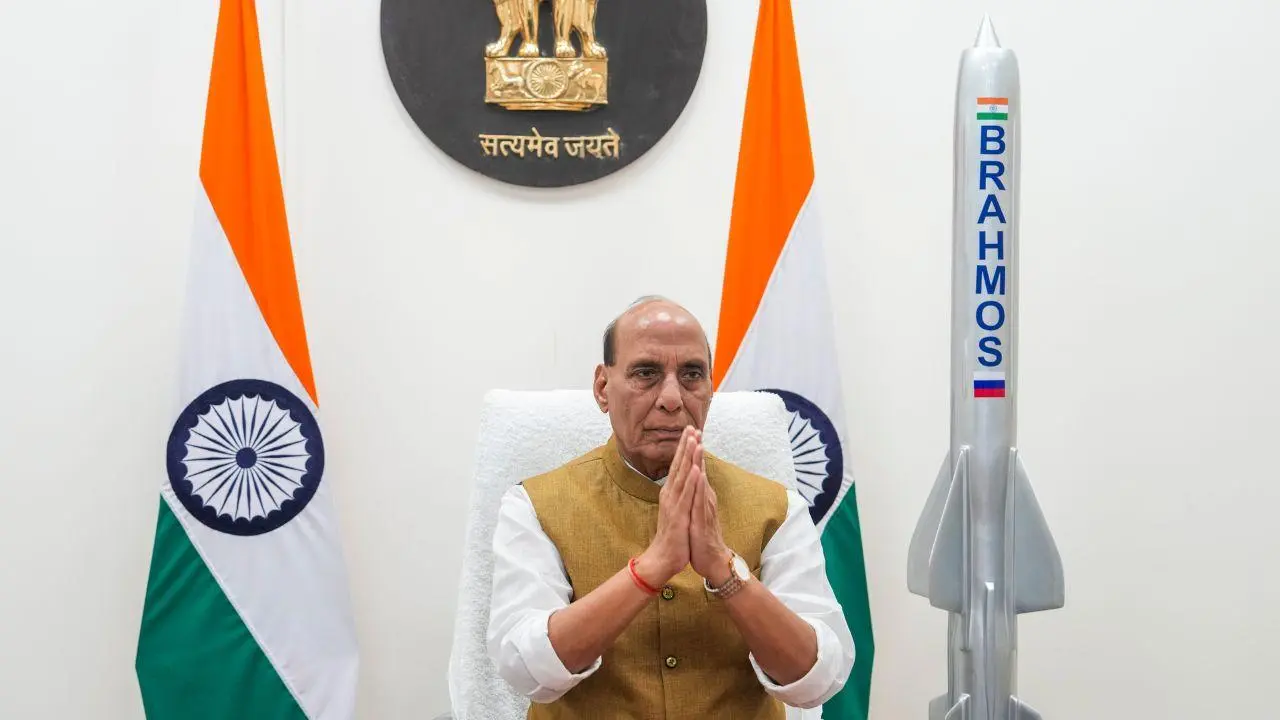 IN PHOTOS: Rajnath Singh inaugurates BrahMos missile facility in Uttar Pradesh