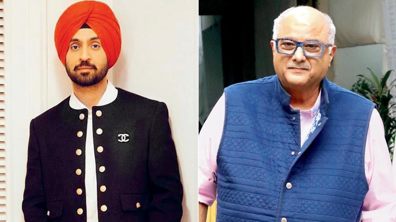 Diljit Dosanjh and Boney Kapoor