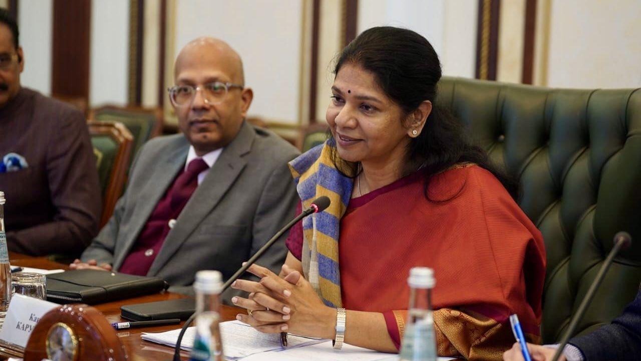 In a post on X, Kanimozhi stated that the All-Party Parliamentary Delegation conveyed to H.E. Mr. Andrey Denisov, First Deputy Chair of the Committee on International Affairs, and other distinguished Russian senators, on India’s united and resolute stance against terrorism in all its forms, reaffirming the country’s national consensus and unwavering commitment to a zero-tolerance policy