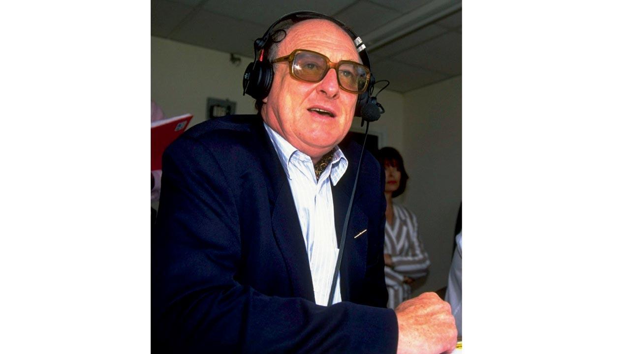 Henry Blofeld. Pic/Getty Images
