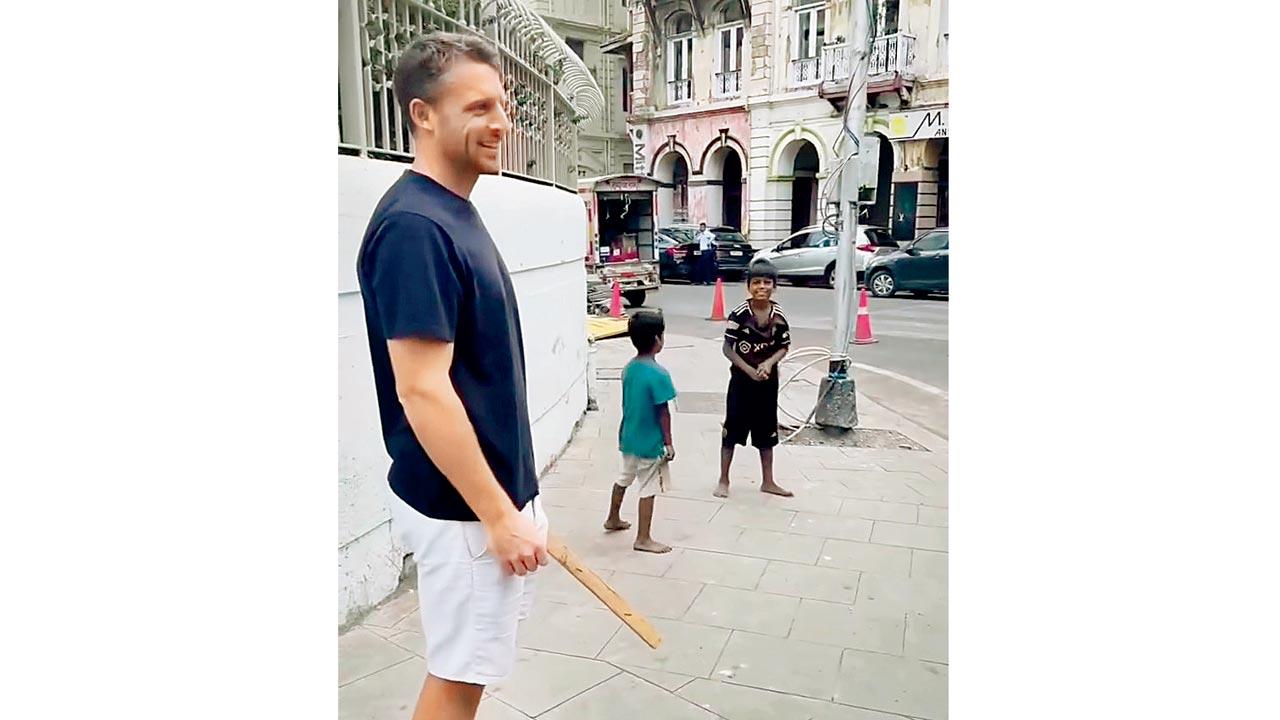 A still from the video