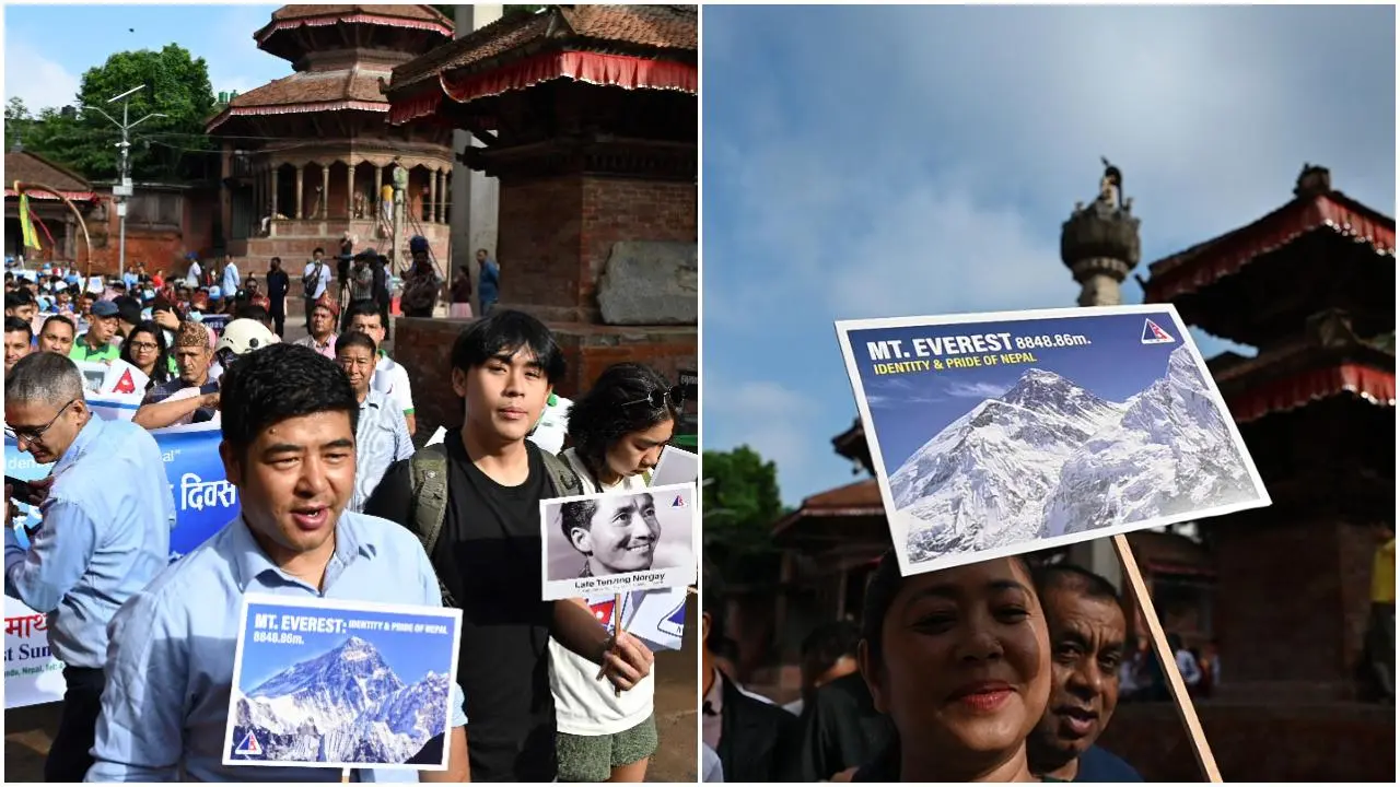 PICS | Everest Day 2025: Glimpses from celebrations with a procession in Nepal 