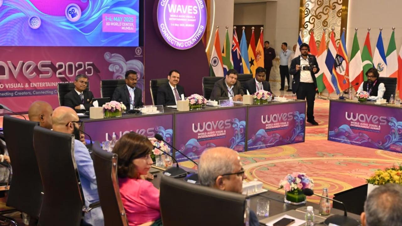 “People from around the world have said that this (WAVES 2025) is the first time such a high-quality summit has been organised,” CM Fadnavis said