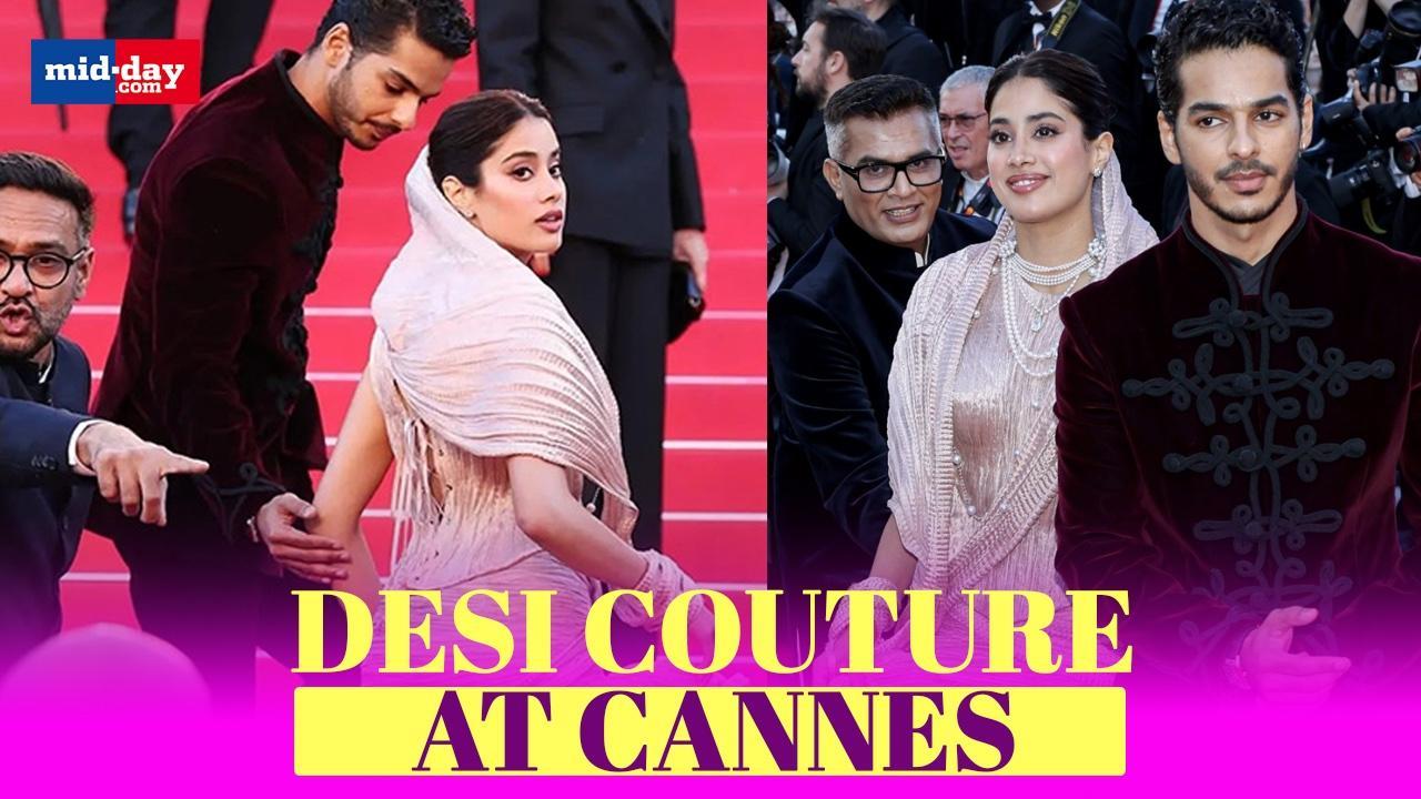 Cannes 2025: Janhvi Kapoor-Ishaan Khatter Reunite, Scarlett & Karan Johar Shine
