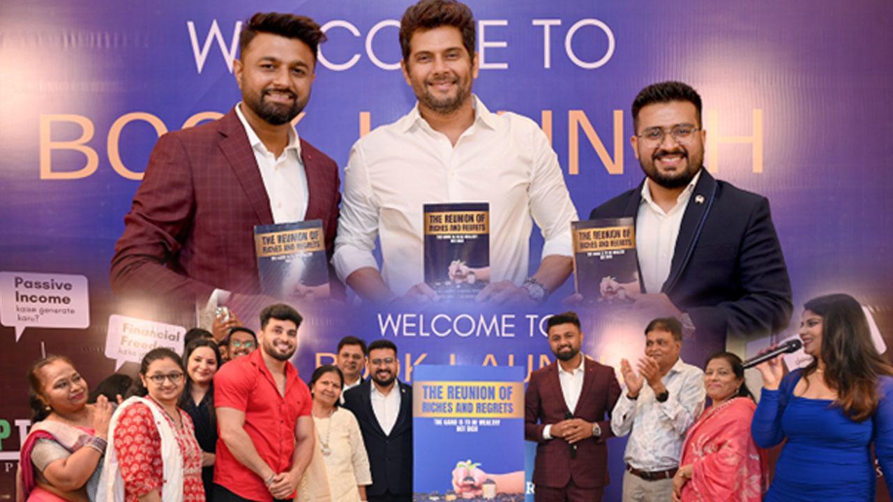 Bollywood Meets Finance: Shiv Thakare and Amar Upadhyay Join CAs Chetan Darji and Ashish Nirmal to Launch the Book “The Reunion of Riches and Regrets”
