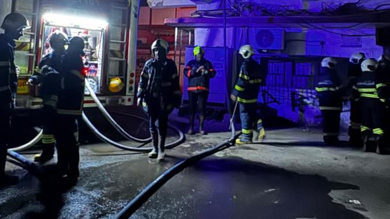 The fire was confined to Shop No. 205 on the second floor of a ground-plus-three-storey building. The Mumbai Fire Brigade initially declared it a Level-I fire at 10:06 PM, but upgraded it to a Level-II fire at 10:46 PM as the flames intensified, the officials said
