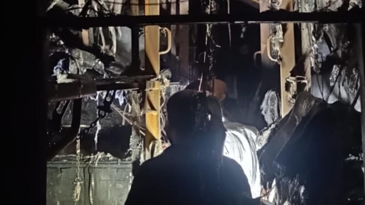 The fire was confined to electrical wiring, switch boards, panels, AC compressors, and other interior items such as seat cushions, blankets, and pillows, he said