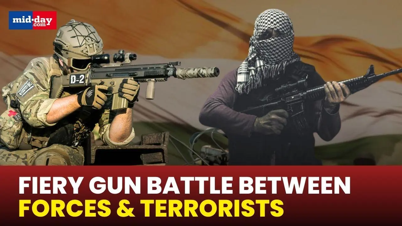 J&K: Encounter breaks out between forces & terrorists - WATCH