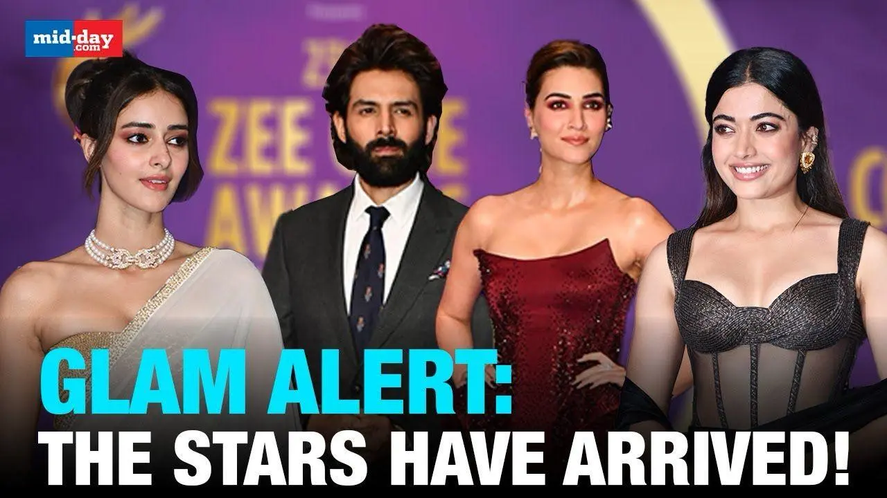 Kartik Aaryan, Kriti Sanon, Ananya Panday, & More Shine on the Purple Carpet