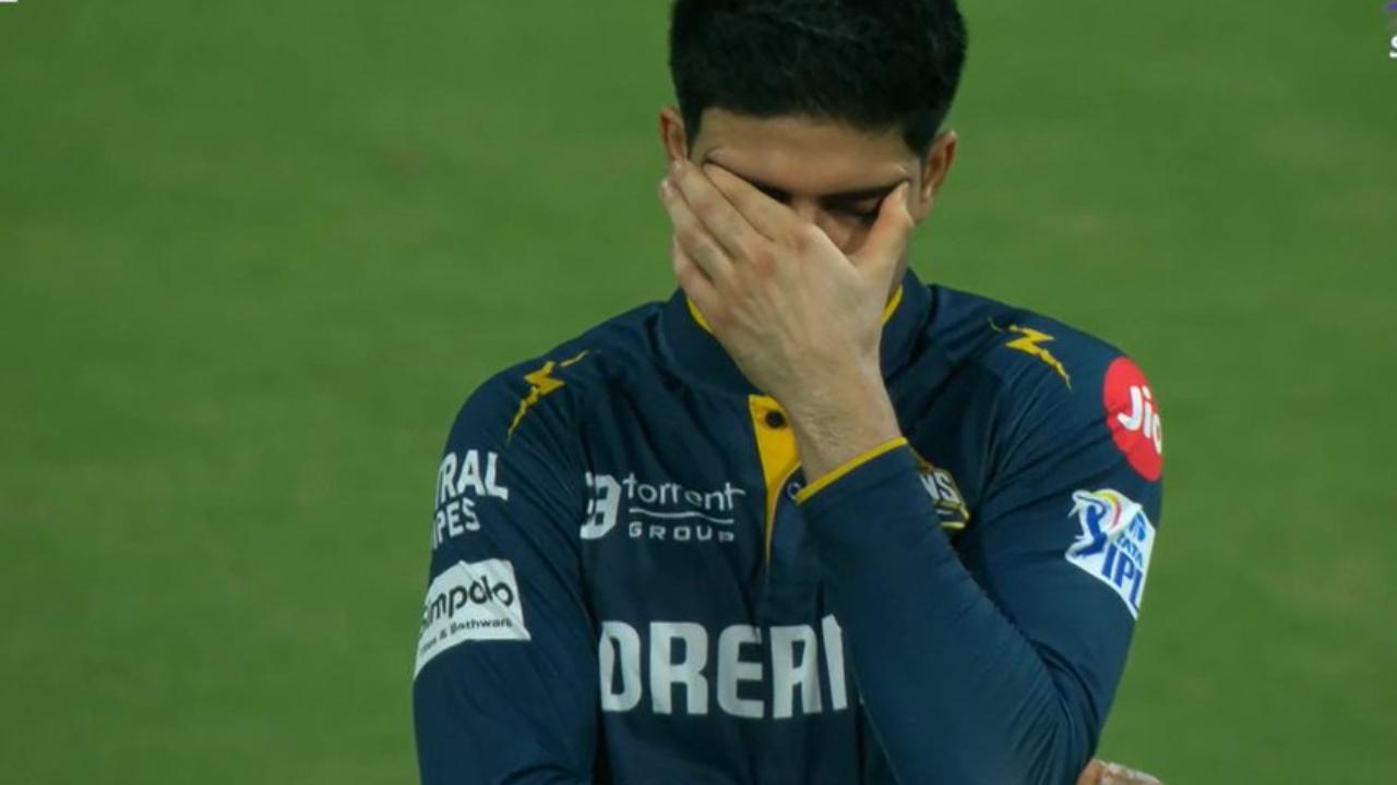 Gill's frustration shows as Gujarat Titans' fielding falters in powerplay