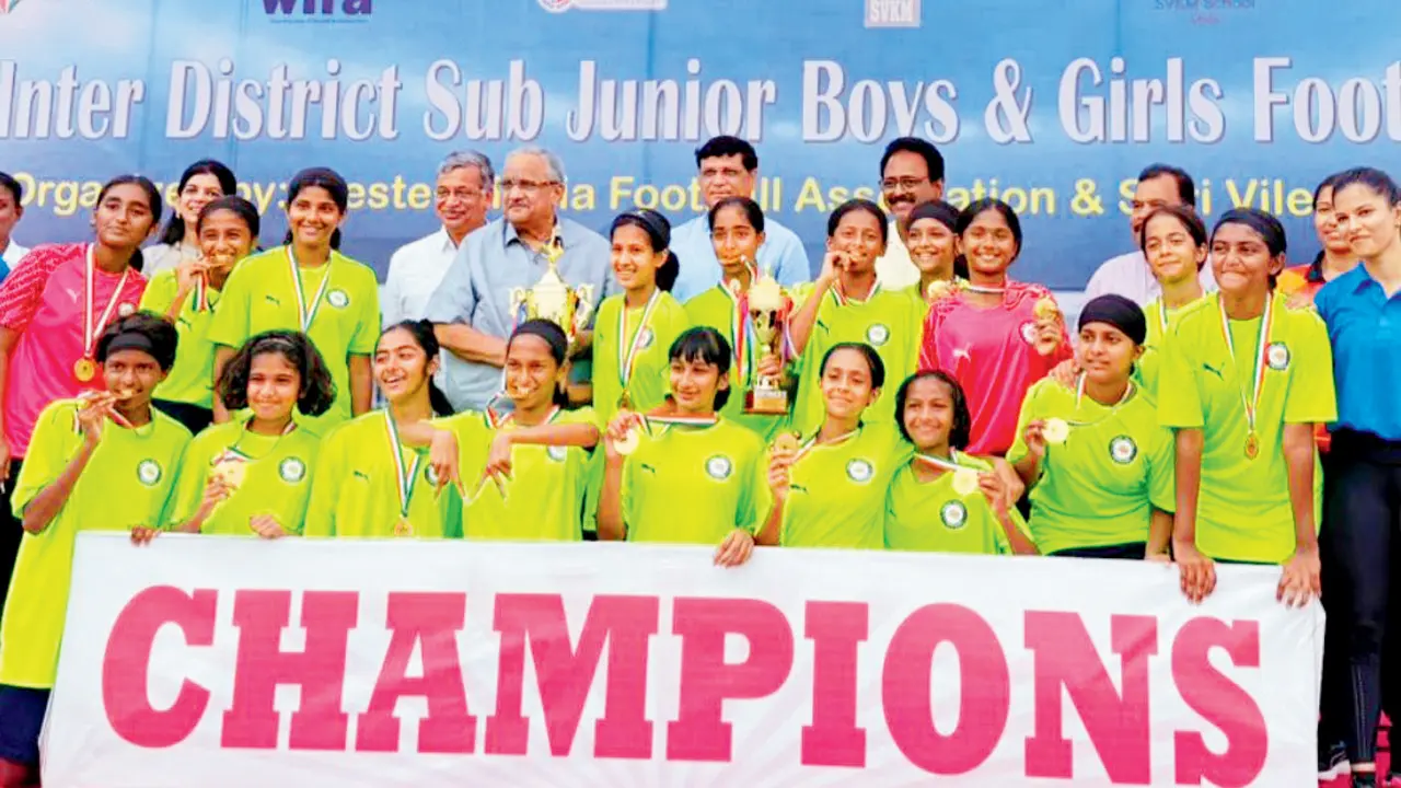 Mumbai girls retain WIFA sub-junior football title