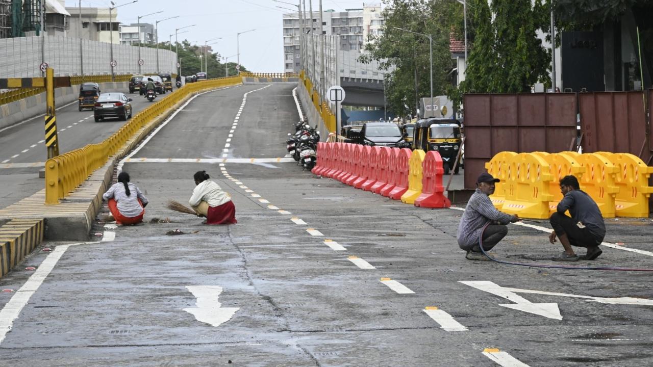 The BMC opened two lanes of the bridge on February 26, 2024, with height restrictions