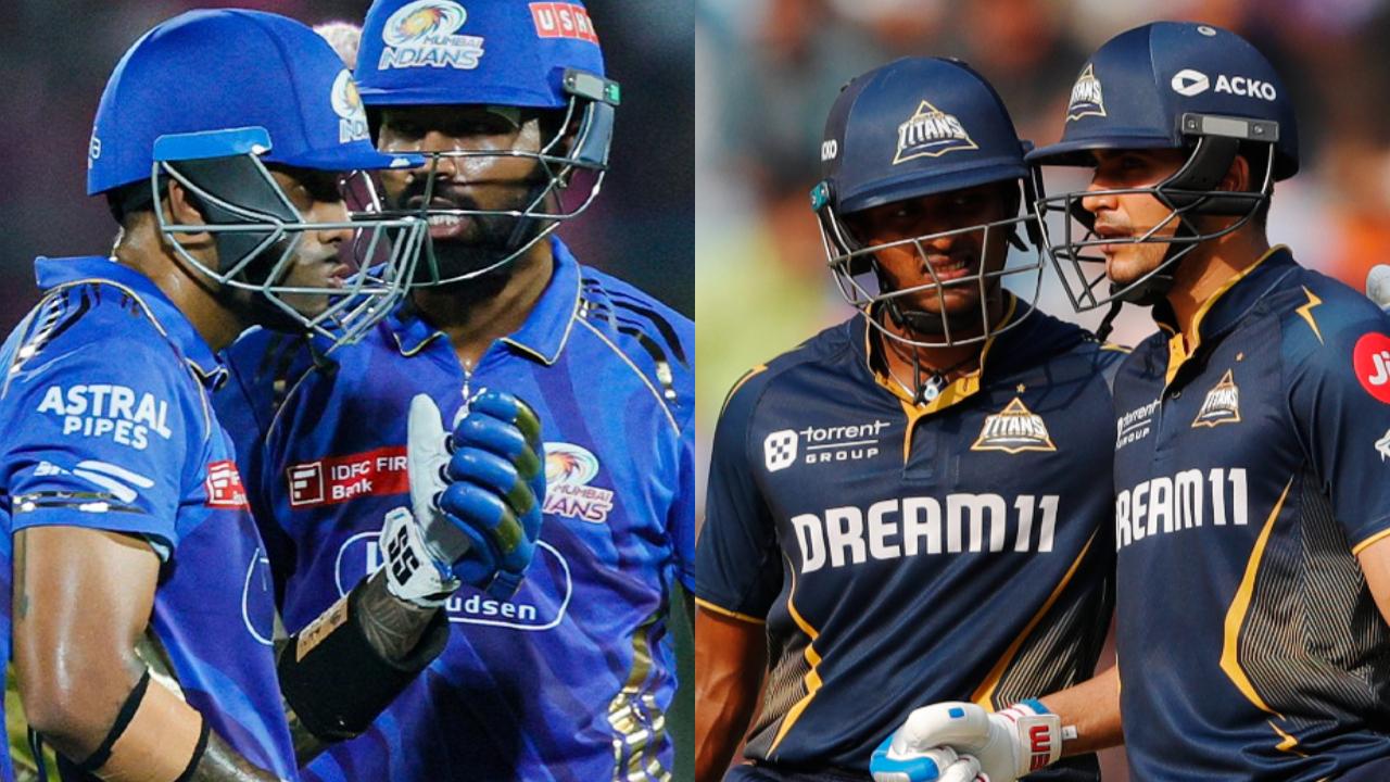 Wobbly Gujarat Titans tasked with setting target as Mumbai elect to field