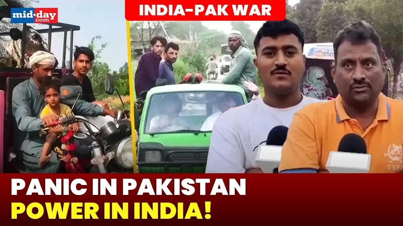 India-Pakistan tensions: Pakistani villagers flee Wagah border