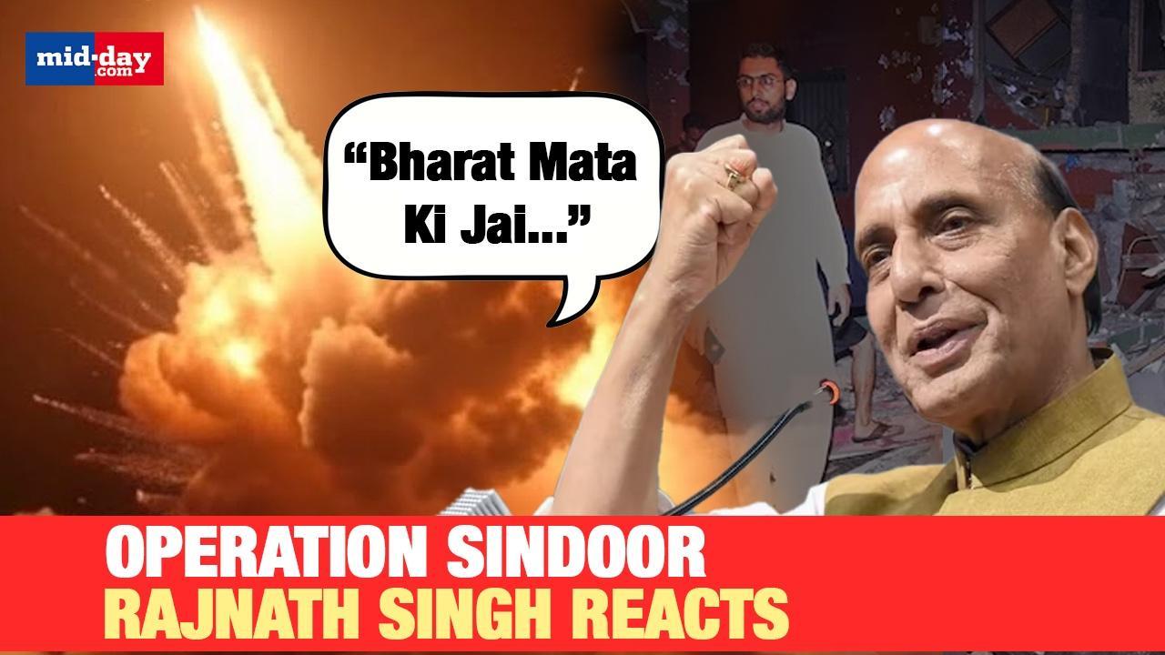 Operation Sindoor: Rajnath Singh hails the strike, Says 'Bharat Mata Ki Jai'