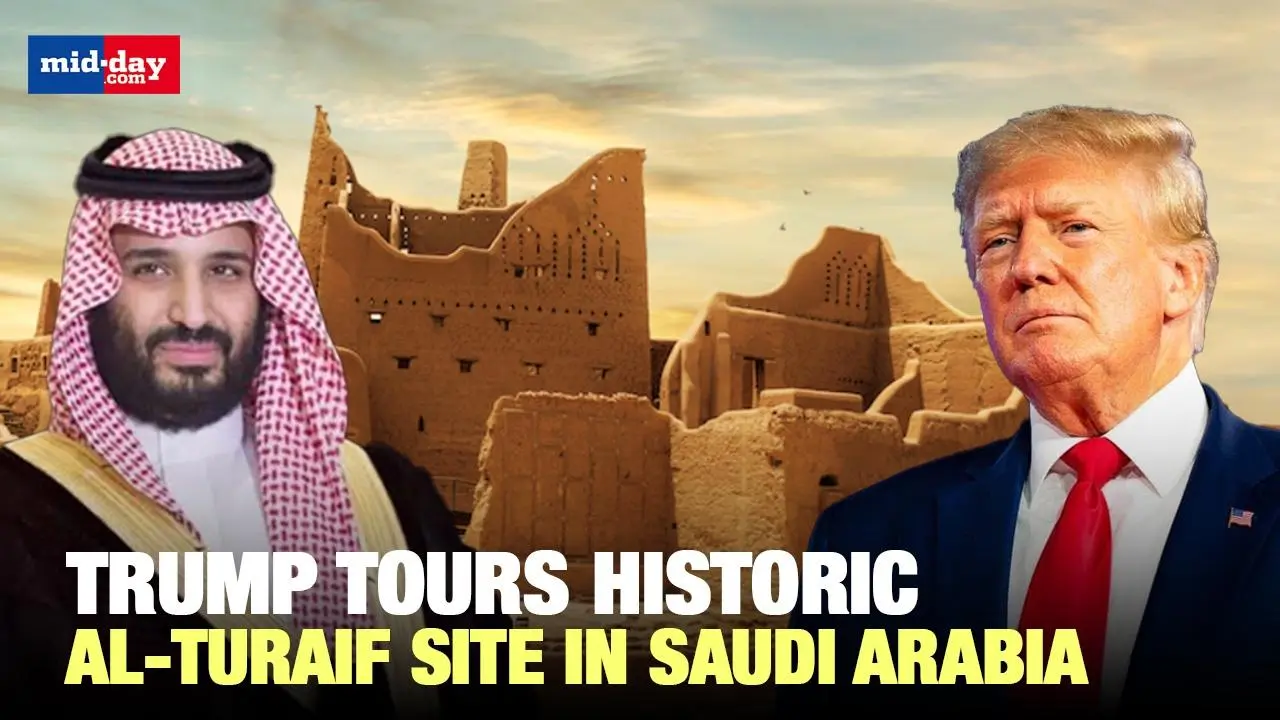 Donald Trump visits historic At-Turaif site in Saudi Arabia - Watch video