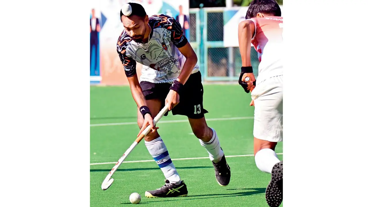 CTC skipper Manpreet Singh during the final yesterday