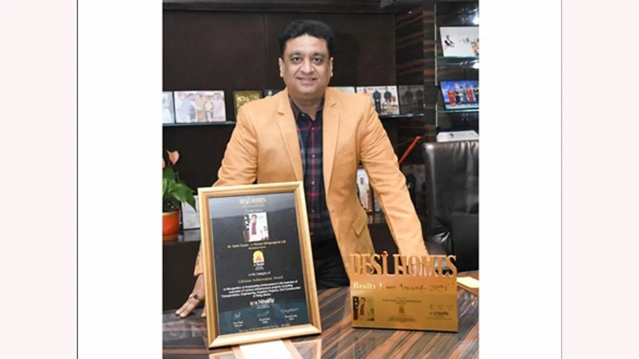 Desi Homes Realty Icon Awards 2024 Honours Dr. Nalin Gupta with Lifetime Achievement Award