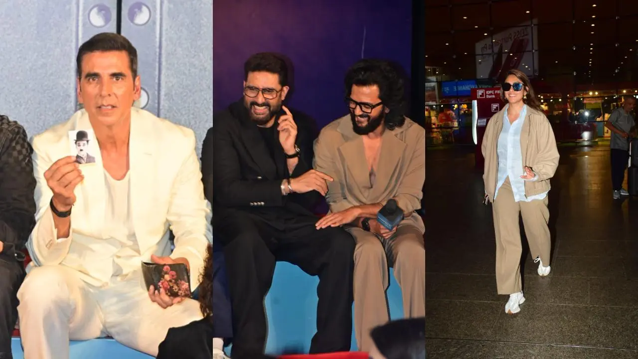 Spotted in the city: Akshay Kumar, Abhishek Bachchan, Riteish Deshmukh
