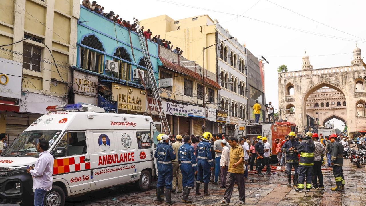 There were a total of 21 people in the building when the incident occurred, and out of them, 17 who were shifted to different hospitals in an unconscious condition by the fire department they could not survive, while four of them on the upper floors were rescued