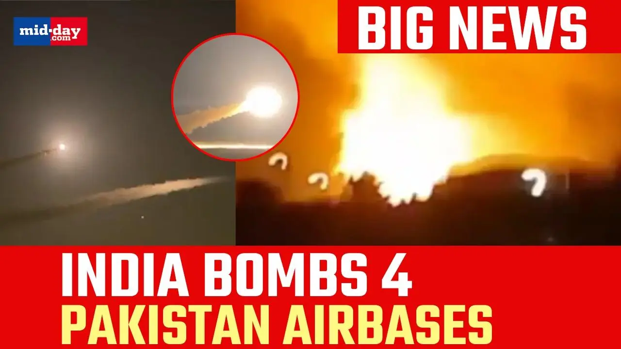 India’s big blow to Pakistan! Four airbases in Pakistan hit