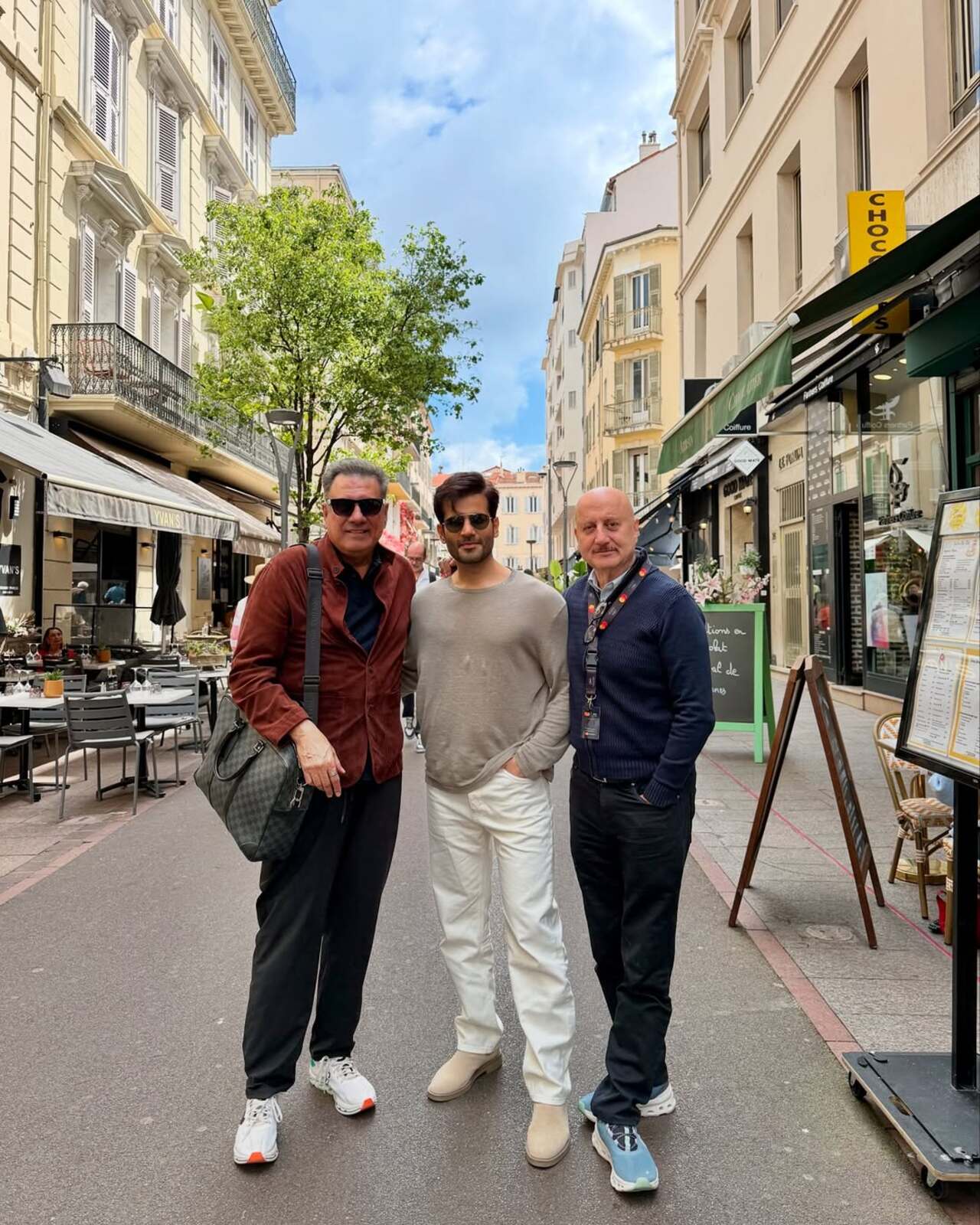 Anupam Kher's directorial 'Tanvi- The Great' was screened in the Cannes market. Actors Boman Irani and Karan Tacker who are part of the film also attended the festival