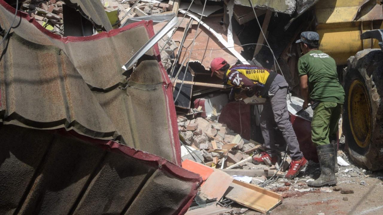 He said four people were injured and had received initial treatment from locals but no other major damage had been reported