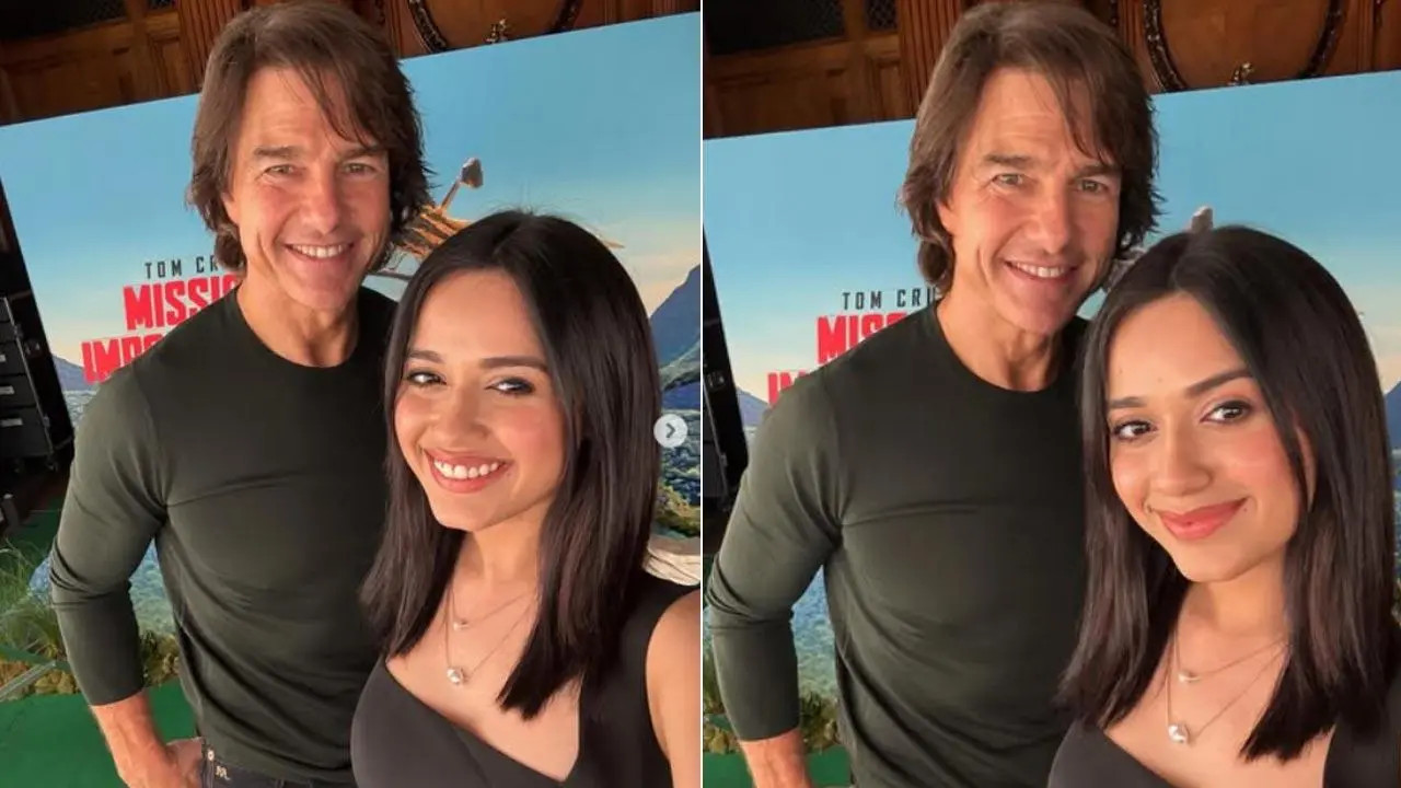 Jannat Zubair rejoices as she meets Tom Cruise: 'Somebody pinch meeee'