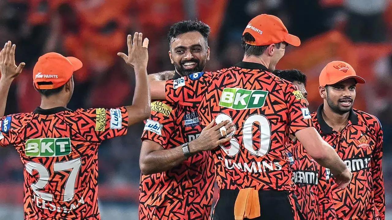 SRH pacer Jaydev Unadkat has registered two five-wicket hauls in 110 IPL matches. If he manages to pick register another fifer in the game against RCB, then he will become the first-ever player to claim three fifers in the league's history (Pic: File Pic)