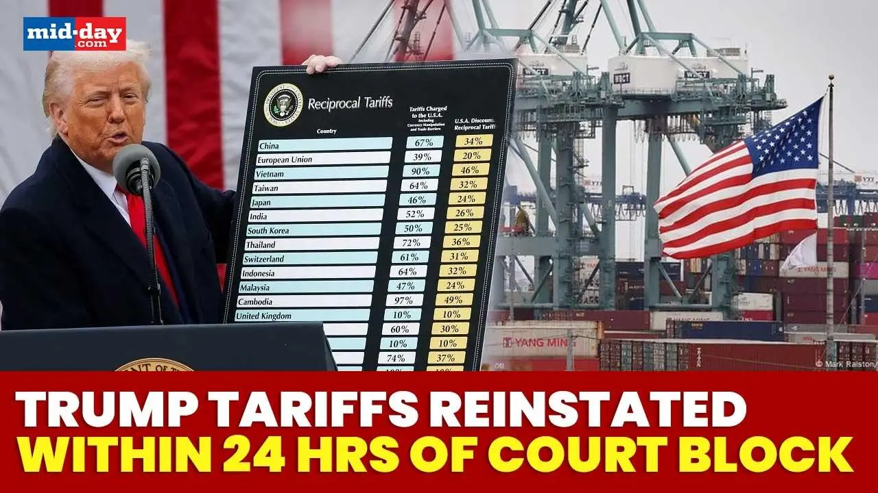 Relief for Trump as Appeals Court restores tariffs within 24 hours of block